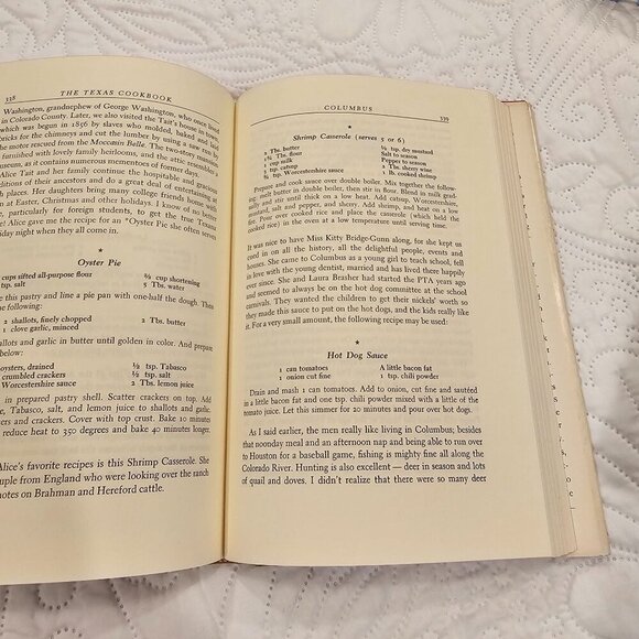 Vintage The Texas Cookbook By Mary Faulk Koock 1965 Hardcover First Edition - Picture 8 of 12